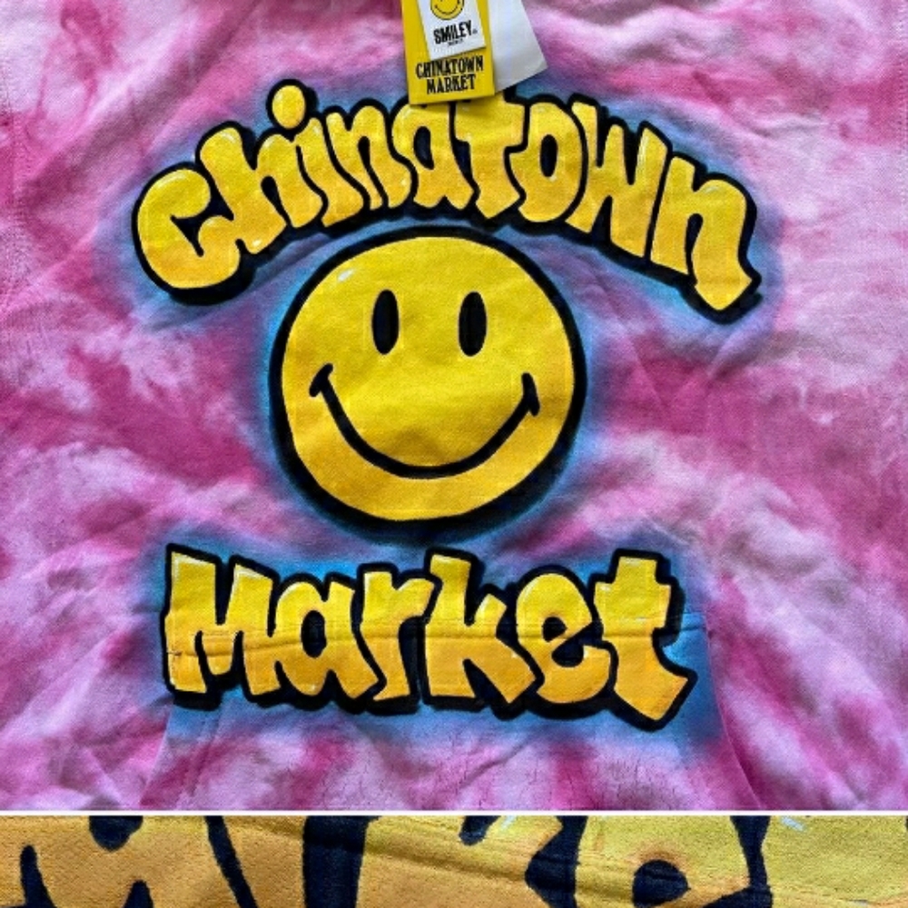 Brand new chinatown market pinkntie dye hoodie